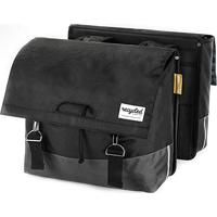 UrbanProof Urban proof dubbele fietstas 55l zwart/grijs - gerecycled rpet - thumbnail