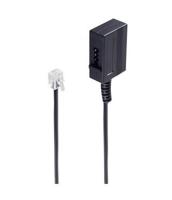 Shiverpeaks Fax Adapter [1x RJ11-stekker 6p4c - 1x Telefoonkoppeling Duitsland (TAE-N)] 0.2 m Zwart - thumbnail