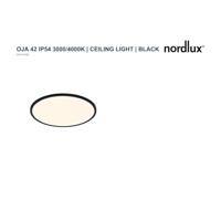 Nordlux 2015116103 Oja 42 LED-plafondlamp LED LED 19 W Zwart - thumbnail
