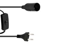EUROLITE E-14 Socket Power Cable, Plug, Switch - thumbnail