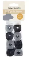 Beeztees Navul Poepzakjes Zwart/Grijs 8x20 - thumbnail
