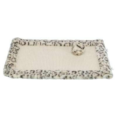Krabpaal voor Katten Trixie Leo Crème Polyester Sisal EVA 55 x 35 cm Tapijt
