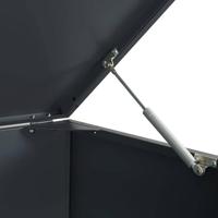 Containerberging 4 containers 276x79x117 cm staal antraciet - thumbnail