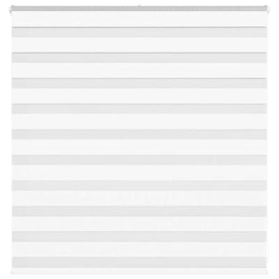 Zebra Blind 145x100 cm stofbreedte 140,9 cm polyester wit