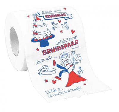 Toiletpapier Bruidspaar Getrouwd