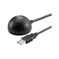 goobay USB-A 2.0 male > USB-A Desktop 1-Poort verlengkabel - thumbnail