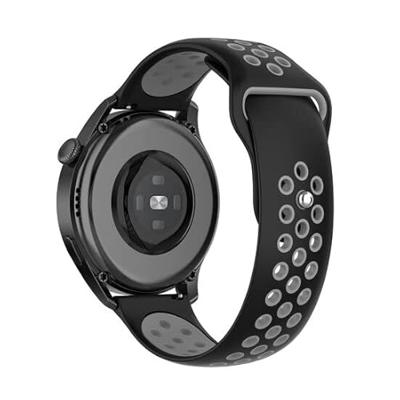 Garmin Vivoactive 4 / 4L - Sport Edition Siliconen band - Zwart + grijs Garmin Vivoactive 4 / 4L - Sport Edition Siliconen band - Zwart + grijs