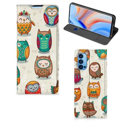 OPPO Reno4 Pro 5G | Hoesje maken | Vrolijke Uilen