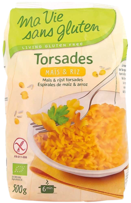 Ma Vie Sans Rijst/mais spirelli glutenvrij bio 500 Gram