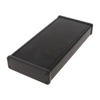 Hammond Electronics 1455L2202BK Profielbehuizing 223 x 103 x 30.5 Aluminium Zwart 1 stuk(s) - thumbnail