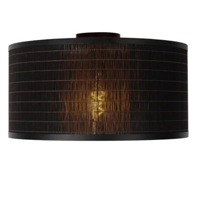 Lucide TAGALOG - Plafonnière - Ø 40 cm - 1xE27 - Zwart