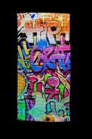 Good Morning Strandlaken GRAFFITY 75x150 cm meerkleurig - thumbnail