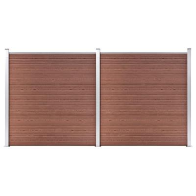 Schutting 353x186 cm HKC bruin