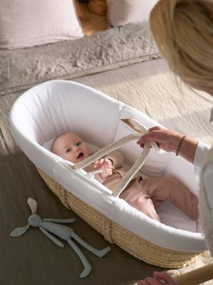 Wicker reiswieg vertbaudet natuurlijk