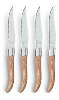 Amefa Royal Steakmessen 4 Stuks Natural Wood - thumbnail