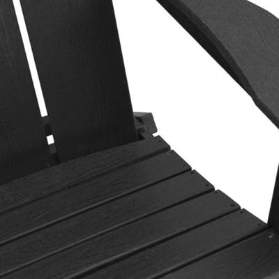 Tuinstoel 3 pcs Zwart 80.5 x 74.5 x 92 cm Polyetheen