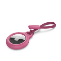 Belkin AirTag houder met bandje (stevige, beschermende houder voor Air Tag, accessoire dat beschermt tegen krassen), roze - thumbnail