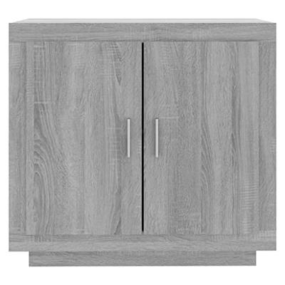 Dressoir 80x40x75 cm bewerkt hout grijs sonoma eikenkleurig Dressoir 80x40x75 cm bewerkt hout grijs sonoma eikenkleurig