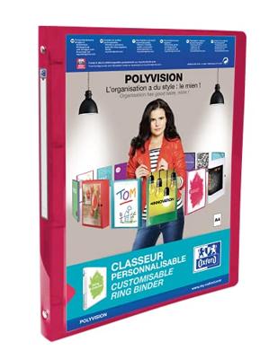 Ringband oxford polyvision a4 4r 20mm assorti | 12 stuks