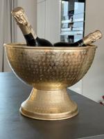 SVJ Wijnkoeler - 29x29x20 cm - Aluminium - Goud - thumbnail