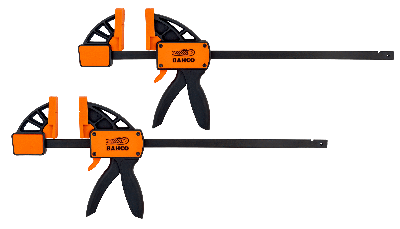 Bahco QC-150A-2P Eenhandklem, verpakking van 2 stuks Spanbreedte (max.):150 mm Afmeting, lengte: 305 mm