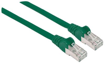 Intellinet 735872 RJ45 Netwerkkabel, patchkabel CAT 6 S/FTP 15.00 m Groen Vergulde steekcontacten 1 stuk(s)