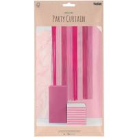 Feestgordijn Perfect Pink (2x1m) - thumbnail