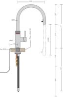 Quooker Flex Gunmetal Kraan - thumbnail