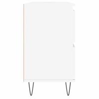 Badkamerkast 80x33x60 cm bewerkt hout wit - thumbnail