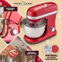 Profi Cook PC-KM 1197 rot Foodprocessor 1200 W Rood - thumbnail