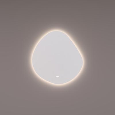 HIPP Design spiegel Organisch Rond 100 x 105 cm met Indirecte LED Rondom + Spiegelverwarming Kleurenwissel en Touch Dimmer