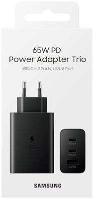 Samsung 65W Power Adapter Trio Oplader Zwart - thumbnail