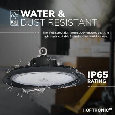 Moona LED High Bay met 120° lens - 200 Watt 28.000 lumen (140lm/W) - 6000K daglicht Wit - IP65 waterdicht - LumiLEDs - Philips Driver Moona LED High Bay met 120° lens - 200 Watt 28.000 lumen (140lm/W) - 6000K daglicht Wit - IP65 waterdicht - LumiLEDs - Philips Driver