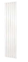 Plieger Cavallino Retto designradiator verticaal enkel middenaansluiting 1800x450mm 910W wit 7252970 - thumbnail