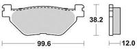 TRW remblokken "mcb 722 brake pad mcb 722 organic standard - thumbnail