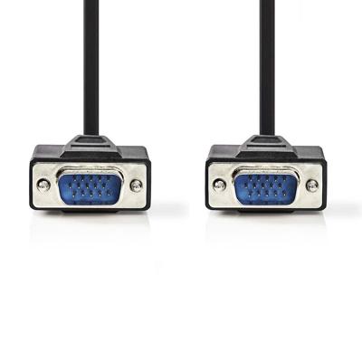 Nedis VGA-Kabel | VGA Male | VGA Male | 1024x768 | 2 m | 1 stuks - CCGB59000BK20 CCGB59000BK20