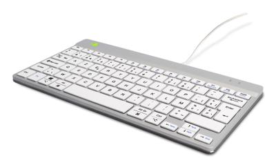 R-Go Tools Compact Break toetsenbord Wit Azerty Belgisch