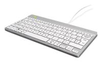 R-Go Tools Compact Break toetsenbord Wit Azerty Belgisch - thumbnail