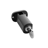 De Oude Deurklink Espagnolet slot mat zwart - thumbnail