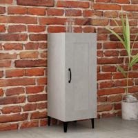 Dressoir 34,5x34x90 cm bewerkt hout betongrijs - thumbnail