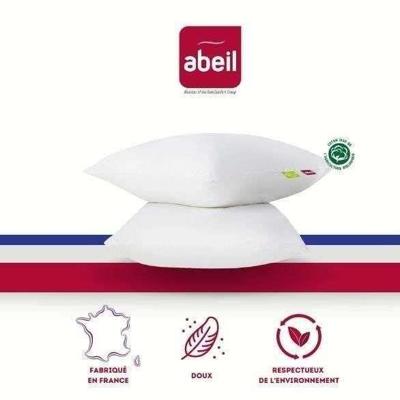 Set van 2 kussens Abeil Wit 60 x 60 cm (2 Stuks)