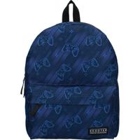 Scooter Rugzak Gamers Unite 39x29x12 cm Donkerblauw/Zwart - thumbnail