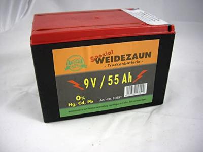Batterij EG super 9V / 55Ah (H11,5 x L16,5 x B11,2 cm) 55 Ah