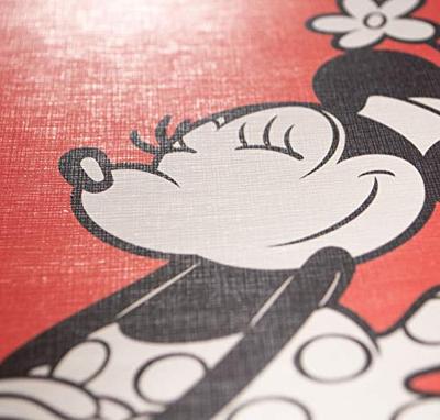 Kunstdruk Disney - Minnie 90 I 30x30cm