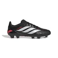 adidas Predator League Gras Voetbalschoenen (FG) Kids Zwart Wit Rood - thumbnail