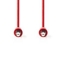 Nedis cagp22005rd10 stereo-audiokabel 3,5 mm male - 3,5 mm male 1,0 m rood - thumbnail