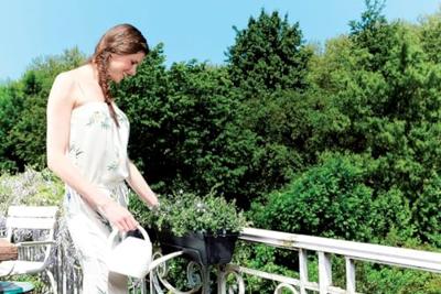 ELHO Balconniere Green Basics Allin1 50 - Exterieur & balkon - L 25,7 x B 47,3 x H 16,7 cm - Zwart wonen