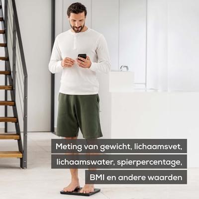 Beurer BF 500 Analyse-personenweegschaal Digitaal Weegbereik (max.): 180 kg Zwart Met Bluetooth Beurer BF 500 Analyse-personenweegschaal Digitaal Weegbereik (max.): 180 kg Zwart Met Bluetooth