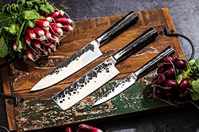 Forged Messenset Intense - 3 - delig - Koksmes, Hakmes en Universeel mes