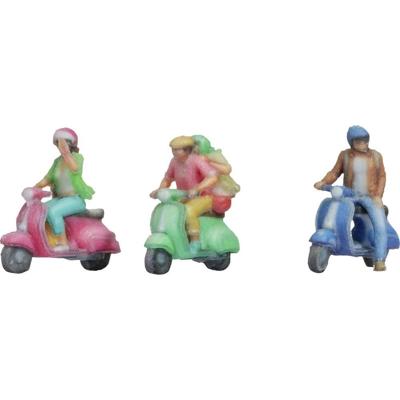 NOCH 35835 N Scooterrijders figuren Geverfd, Zittend NOCH 35835 N Scooterrijders figuren Geverfd, Zittend